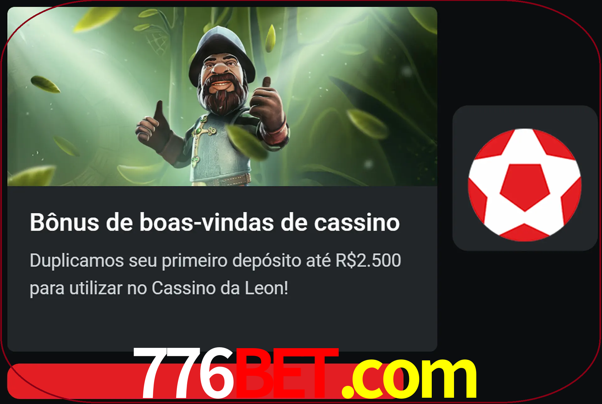 Receba seu dinheiro do bônus de boas-vindas após o primeiro depósito.