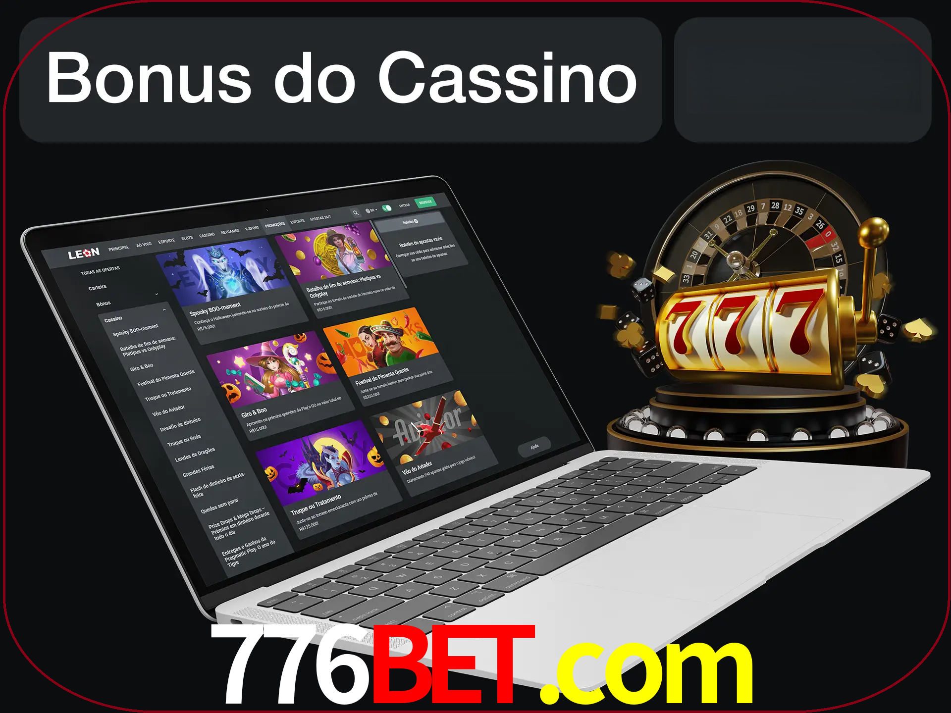 Use o bônus do cassino para começar melhor.